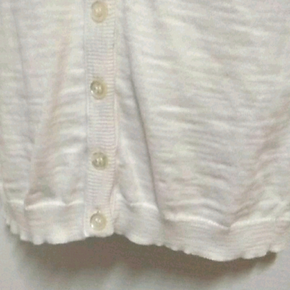 Caslon white cardigan/sweater sz M - Picture 5 of 8